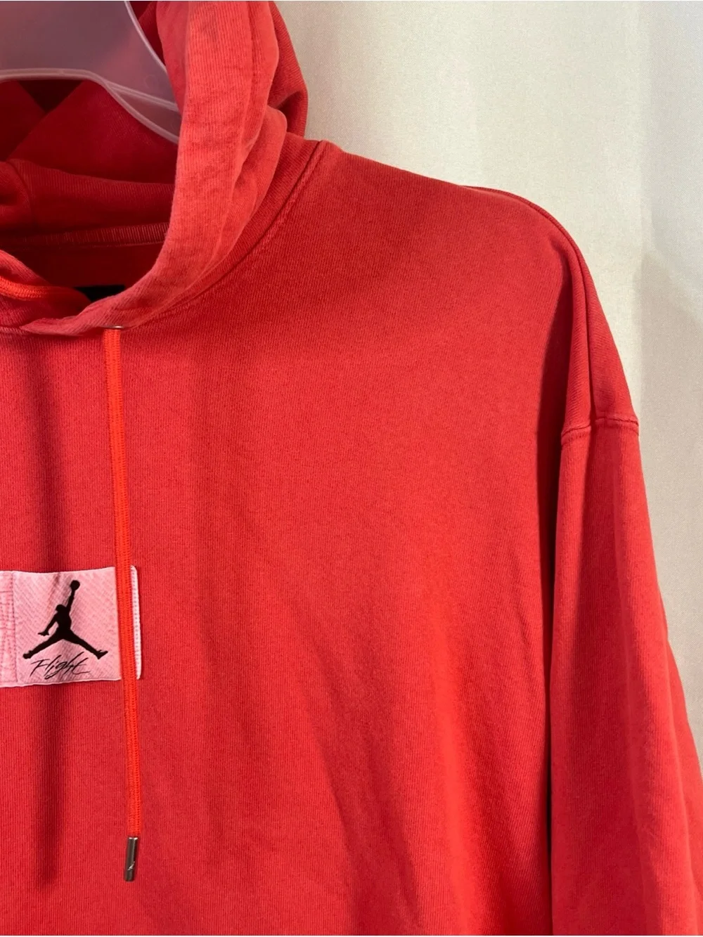 Nike Mens Air Jordan 4 Flight Essentials Jumpman Red Hoodie Sweatshirt XL
